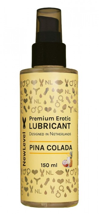Ароматизированный лубрикант на водной основе NewLevel Pina Colada - 150 мл. - NewLevel - купить с доставкой в Омске