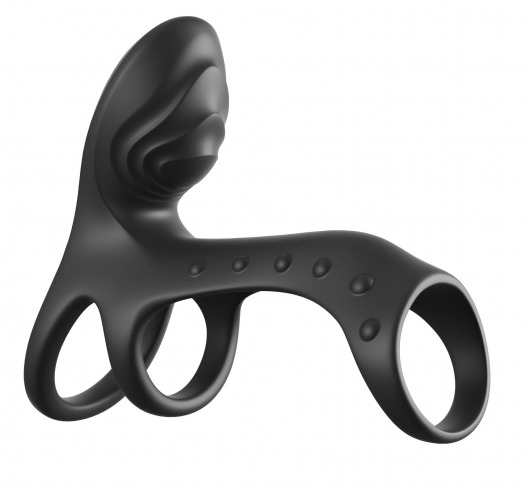 Черная насадка на пенис Ultimate Couples Cage Pro - Pipedream - в Омске купить с доставкой