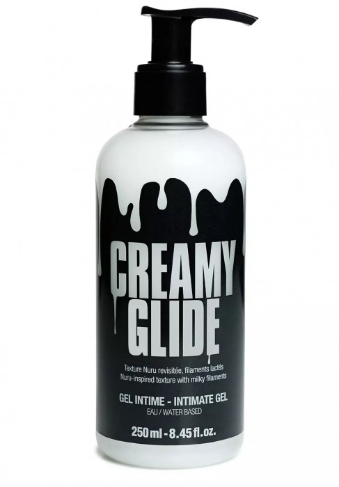 Лубрикант на водной основе Creamy Glide с консистенцией спермы - 250 мл. - Strap-on-me - купить с доставкой в Омске