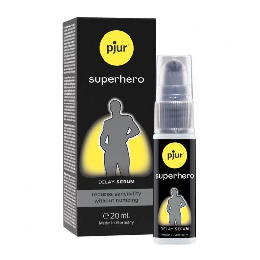 Пролонгатор-сыворотка pjur Superhero Delay Serum - 20 мл. - Pjur - купить с доставкой в Омске
