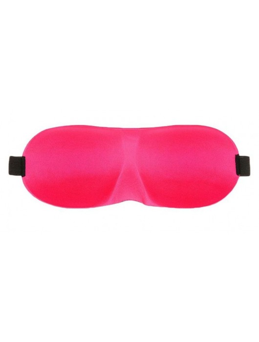 Розовая глухая маска на резинке - Sitabella - купить с доставкой в Омске