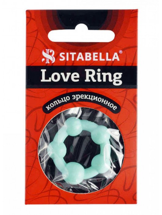 Цветное эрекционное кольцо с 5 бусинами Love Ring - Sitabella - в Омске купить с доставкой