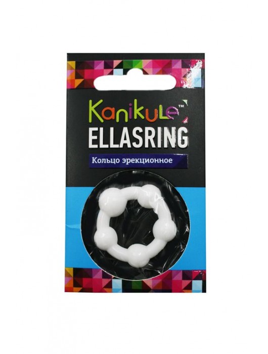 Цветное эрекционное кольцо с шариками Ellasring - Sitabella - в Омске купить с доставкой