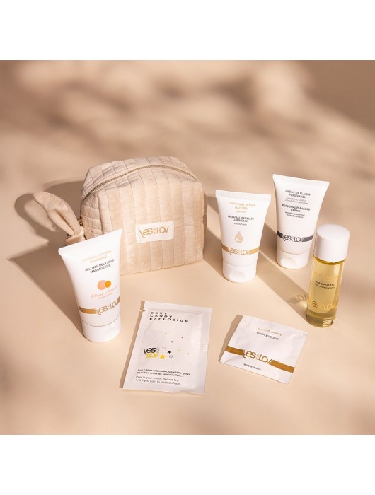 Набор YESforLOV La Trousse Enchantée в бежевой косметичке - YESforLOV - купить с доставкой в Омске