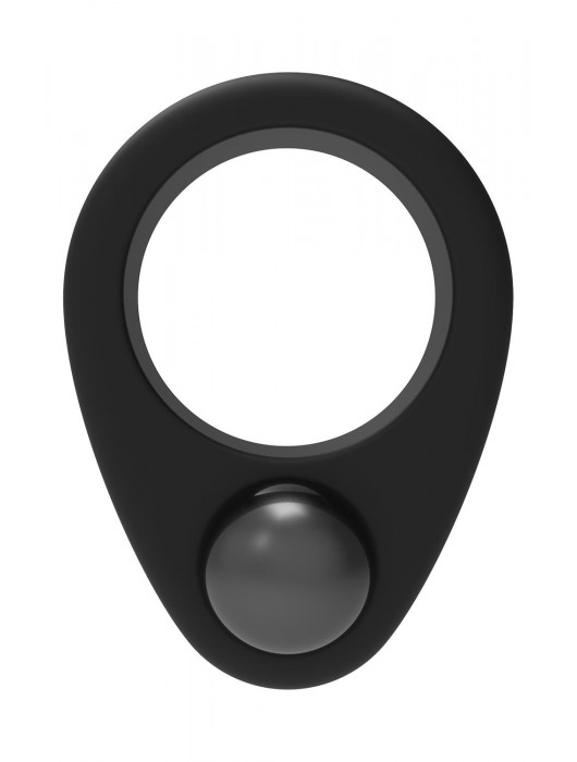 Черное эрекционное кольцо Cockring Single Weight - Dream Toys - в Омске купить с доставкой