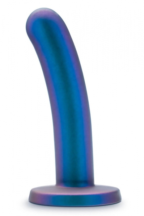 Синяя насадка с гладкой поверхностью Surrender 5.75 Inch Intermediate Pegging Dildo - 14,6 см. - Blush Novelties - купить с доставкой в Омске