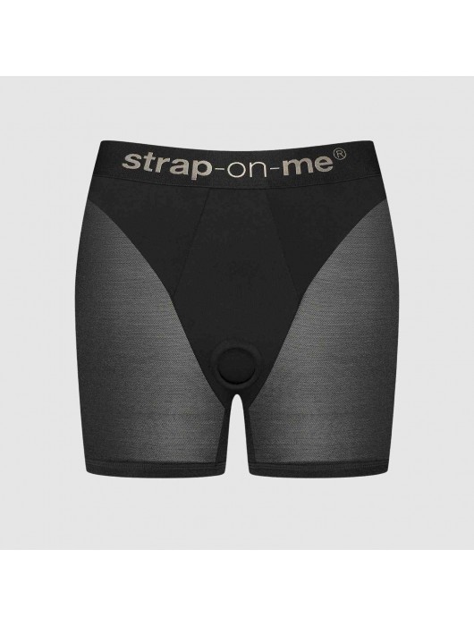 Трусики-шорты для фиксации насадок Strap-on-me Harness Lingerie Halo - size S - Strap-on-me - купить с доставкой в Омске