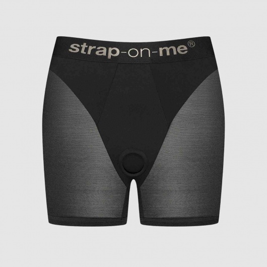 Трусики-шорты для фиксации насадок Strap-on-me Harness Lingerie Halo - size M - Strap-on-me - купить с доставкой в Омске