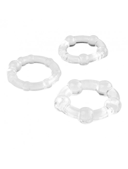 Набор из 3 эрекционных прозрачных колец - Boys of Toys - в Омске купить с доставкой