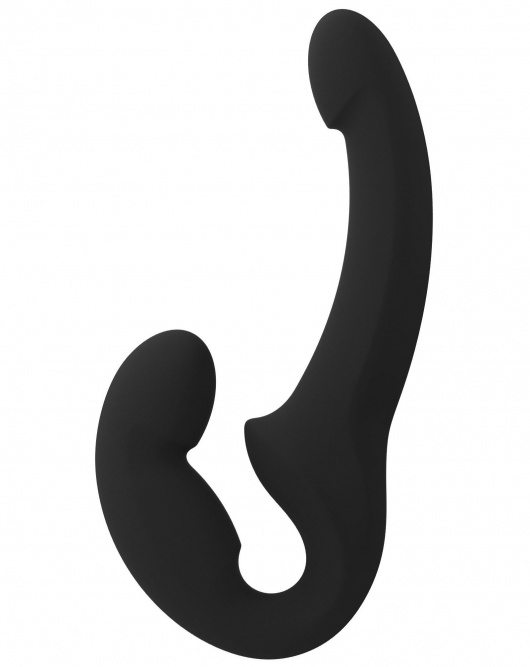 Черный безремневой страпон Share Lite - Fun Factory - купить с доставкой в Омске