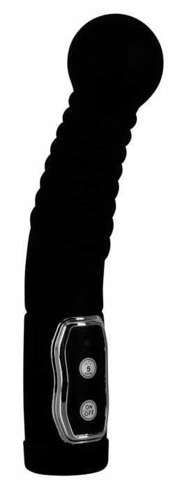 Чёрный стимулятор простаты с ротацией Prostate Twister - 20 см. - Orion - в Омске купить с доставкой