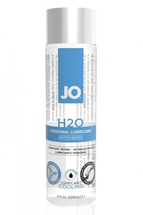 Охлаждающий лубрикант на водной основе JO Personal Lubricant H2O COOLING - 120 мл. - System JO - купить с доставкой в Омске