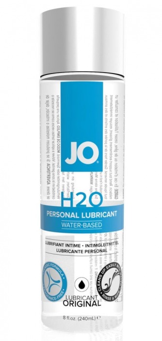 Нейтральный лубрикант на водной основе JO Personal Lubricant H2O - 240 мл. - System JO - купить с доставкой в Омске