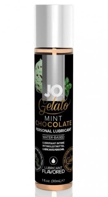 Лубрикант с ароматом мятного шоколада JO GELATO MINT CHOCOLATE - 30 мл. - System JO - купить с доставкой в Омске