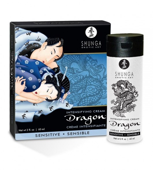 Интимный мужской крем SHUNGA DRAGON SENSITIVE - 60 мл. - Shunga - купить с доставкой в Омске