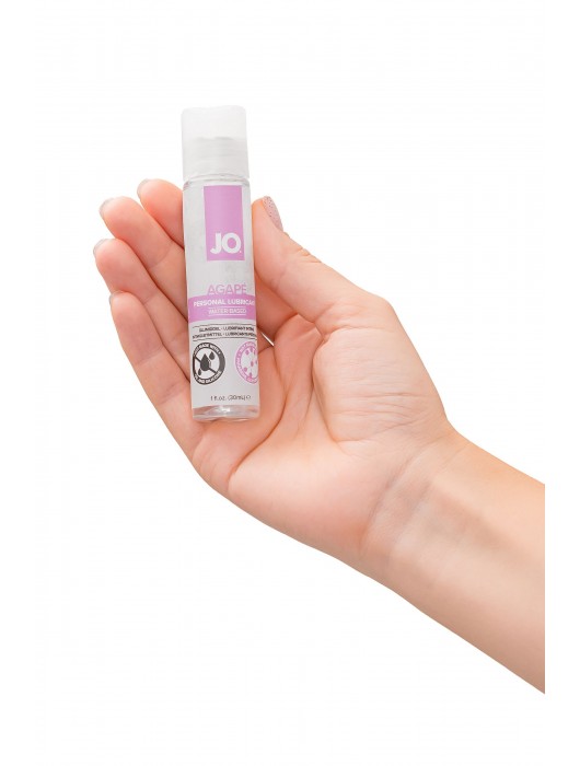 Лубрикант на водной основе для женщин JO AGAPE ORIGINAL - 30 мл. - System JO - купить с доставкой в Омске