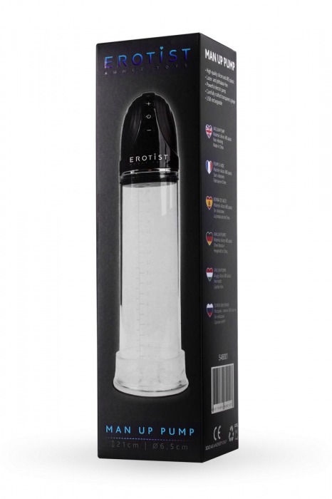 Автоматическая вакуумная помпа Man up pump - Erotist Adult Toys - в Омске купить с доставкой