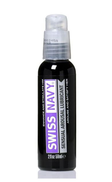 Возбуждающий гель-лубрикант на водной основе Sensual Arousal Lubricant - 59 мл. - Swiss navy - купить с доставкой в Омске