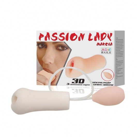 Мастурбатор Passion Lady Marcia с грушей для имитации посасывания - Baile - в Омске купить с доставкой