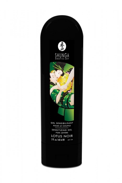 Интимный гель для пар, усиливающий наслаждение, Lotus Noir - 60 мл. - Shunga - купить с доставкой в Омске
