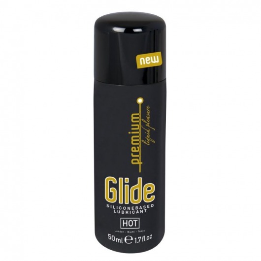 Интимный гель на силиконовой основе Premium Glide - 50 мл. - HOT - купить с доставкой в Омске