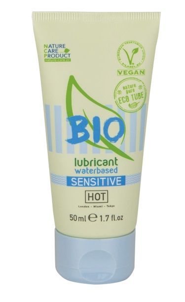 Органический лубрикант для чувствительной кожи Bio Sensitive - 50 мл. - HOT - купить с доставкой в Омске