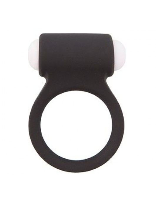 Чёрное эрекционное виброкольцо LIT-UP SILICONE STIMU RING 3 BLACK - Dream Toys - в Омске купить с доставкой