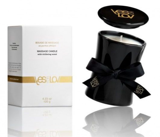 Массажная свеча Titillating Massage Candle - 120 мл. - YESforLOV - купить с доставкой в Омске