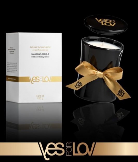 Массажная аромасвеча BEWITCHING MASSAGE CANDLE - 120 мл. - YESforLOV - купить с доставкой в Омске
