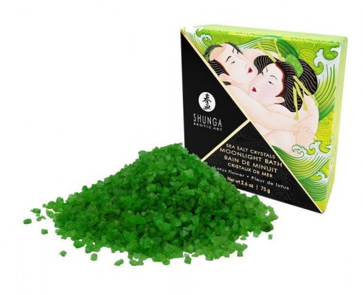 Соль для ванны Bath Salts Lotus Flower с ароматом цветков лотоса - 75 гр. -  - Магазин феромонов в Омске