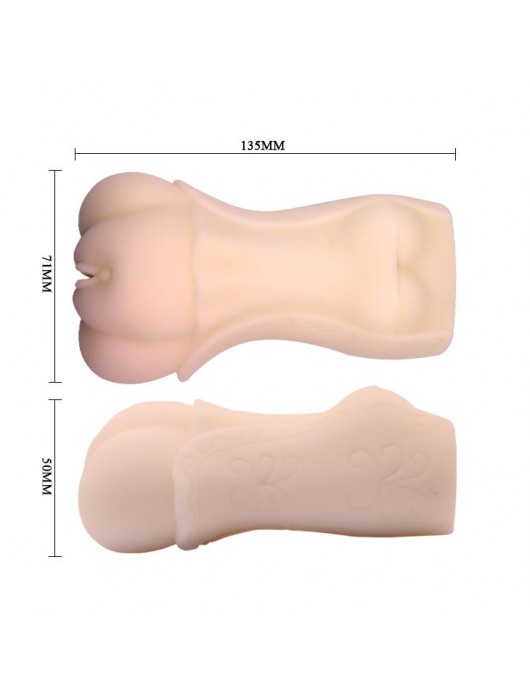 Мастурбатор-вагина с эффектом лубрикации - Baile - в Омске купить с доставкой