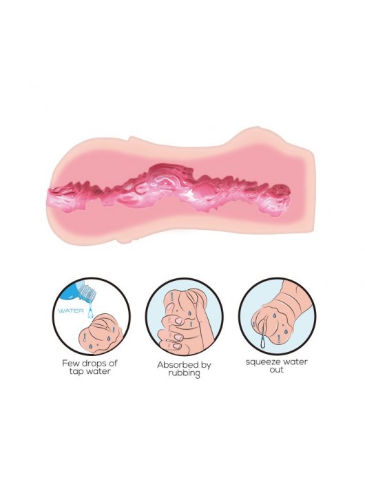 Мастурбатор-вагина с эффектом лубрикации - Baile - в Омске купить с доставкой