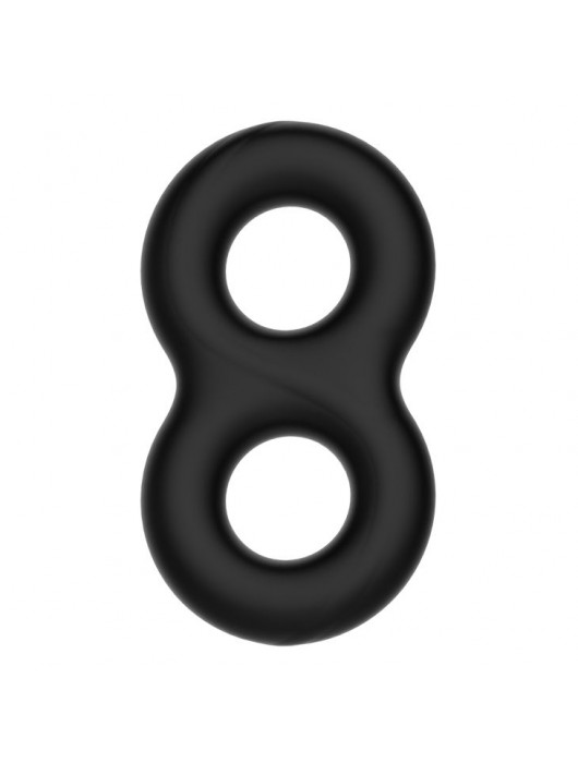 Двойное эластичное эрекционное кольцо Super Soft Silicon - Baile - в Омске купить с доставкой