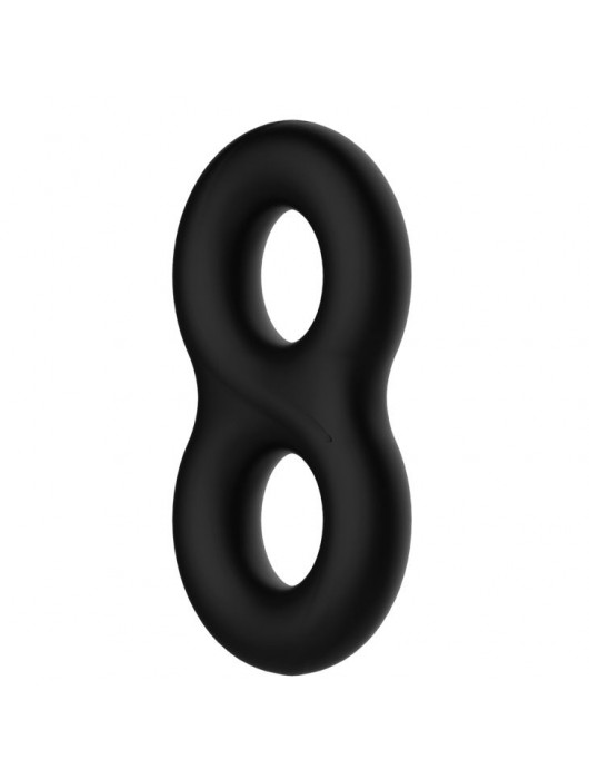 Двойное эластичное эрекционное кольцо Super Soft Silicon - Baile - в Омске купить с доставкой