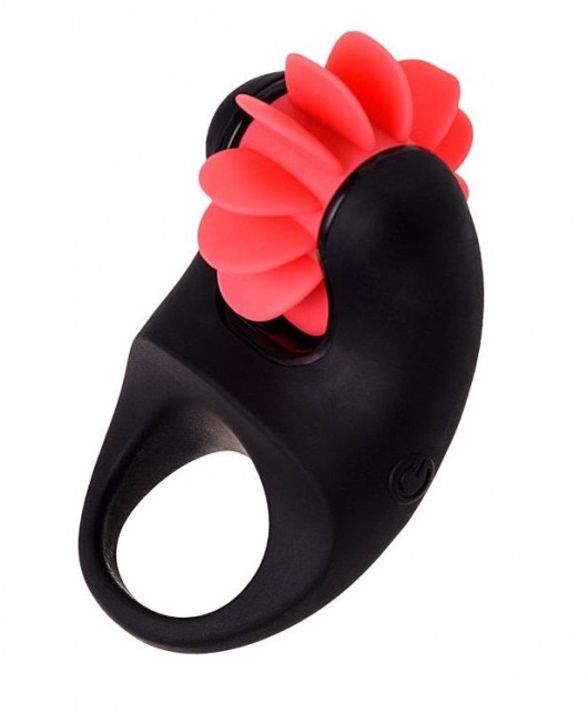Чёрно-красное эрекционное виброкольцо Erotist - Erotist Adult Toys - в Омске купить с доставкой