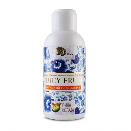 Интимный гель на водной основе JUICY FRUIT с ароматом пина колада - 100 мл. - БиоМед - купить с доставкой в Омске