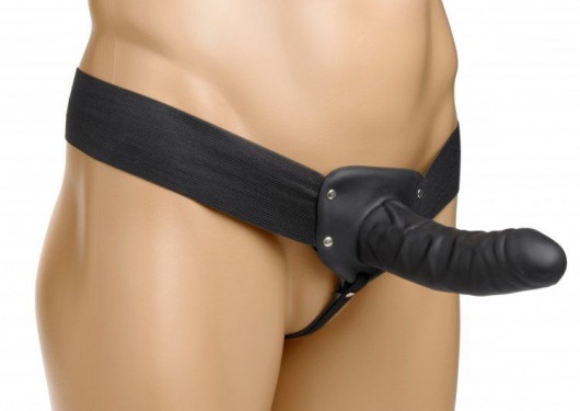 Полый страпон Erection Assist - 15,2 см. - XR Brands - купить с доставкой в Омске