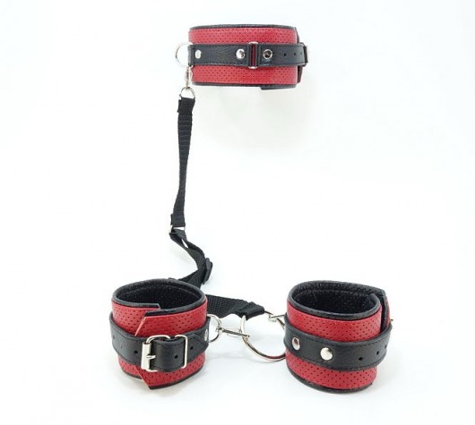 Кожаный БДСМ-набор - БДСМ Арсенал - купить с доставкой в Омске