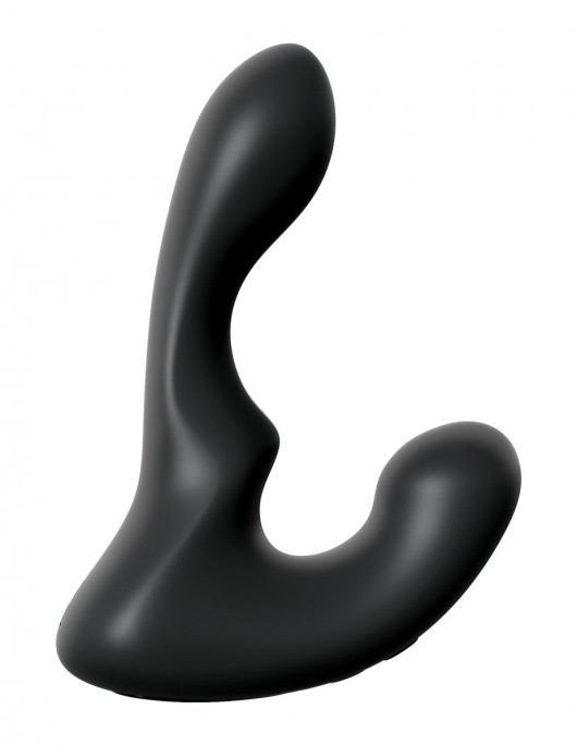 Черный анальный вибростимулятор P-Spot Milker - 14 см. - Pipedream - в Омске купить с доставкой