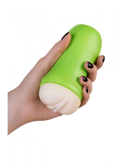 Мастурбатор-вагина A-Toys в зеленой колбе - A-toys - в Омске купить с доставкой
