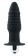 Черная ребристая вибровтулка с ограничителем - 9 см. - Sex Expert в Омске Черная ребристая вибровтулка с ограничителем - 9 см. - Sex Expert