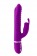 Фиолетовый вибратор-кролик MAGIC BUNNY с ушкакми - 22 см. - Dream Toys