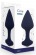Темно-синяя анальная пробка Exo S - 7,5 см. - Le Frivole