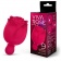 Малиновый вибростимулятор в форме бутона со стебельком - Bior toys в Омске Малиновый вибростимулятор в форме бутона со стебельком - Bior toys